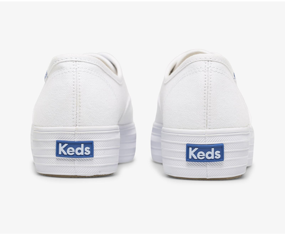 Women Triple Feat. Organic Cotton White - Keds