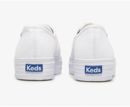 Women Triple Feat. Organic Cotton White - Keds