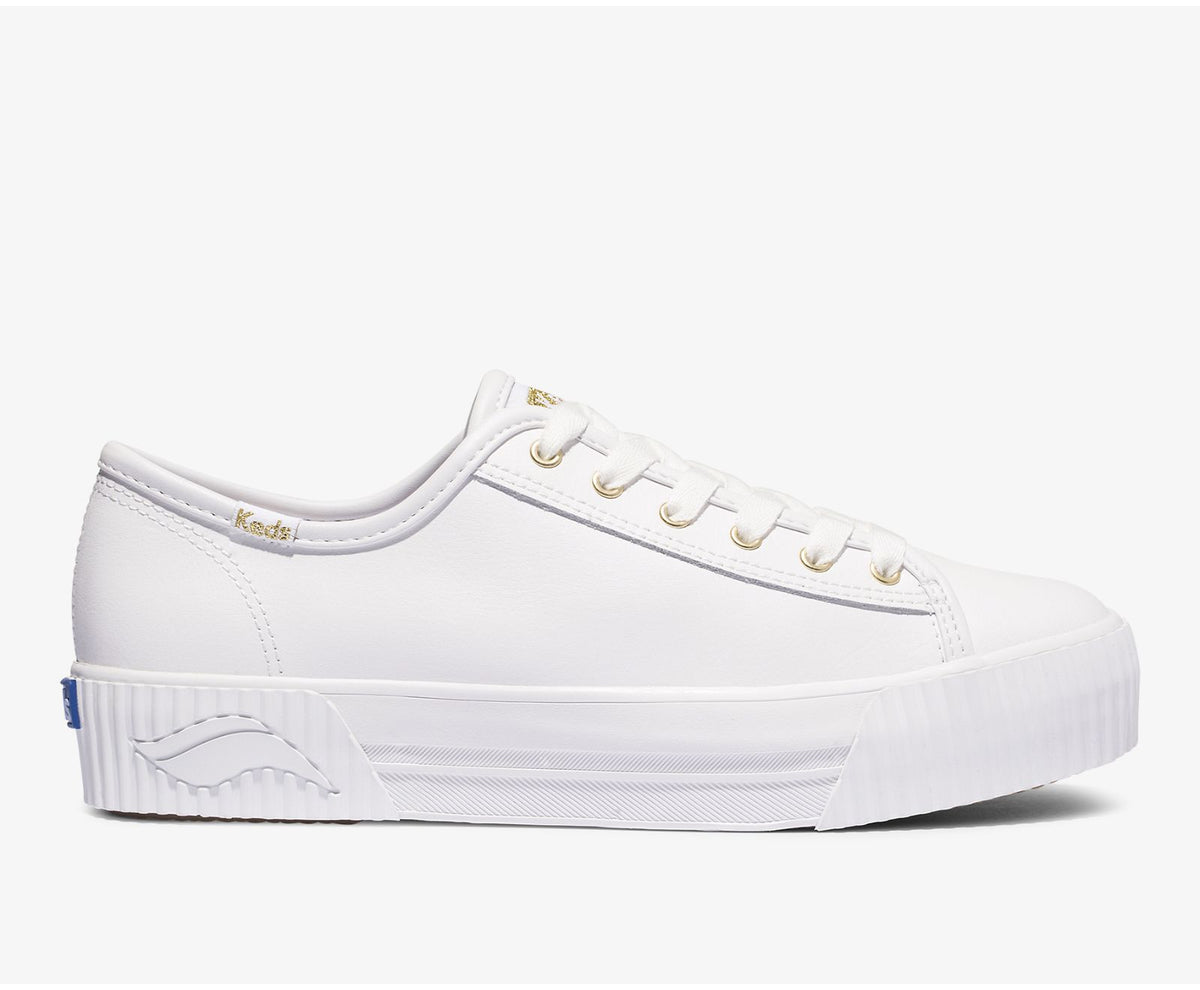 Women Triple Kick AMP Leather White - Keds