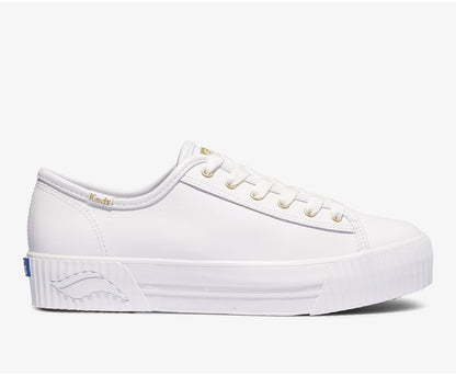 Women Triple Kick AMP Leather White - Keds