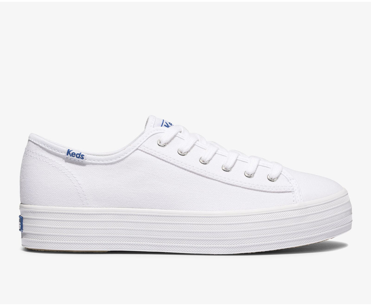 Women Triple Kick Feat. Organic Cotton White - Keds