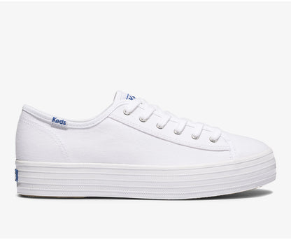 Women Triple Kick Feat. Organic Cotton White - Keds