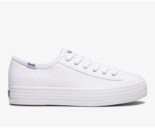 Women Triple Kick Feat. Organic Cotton White - Keds