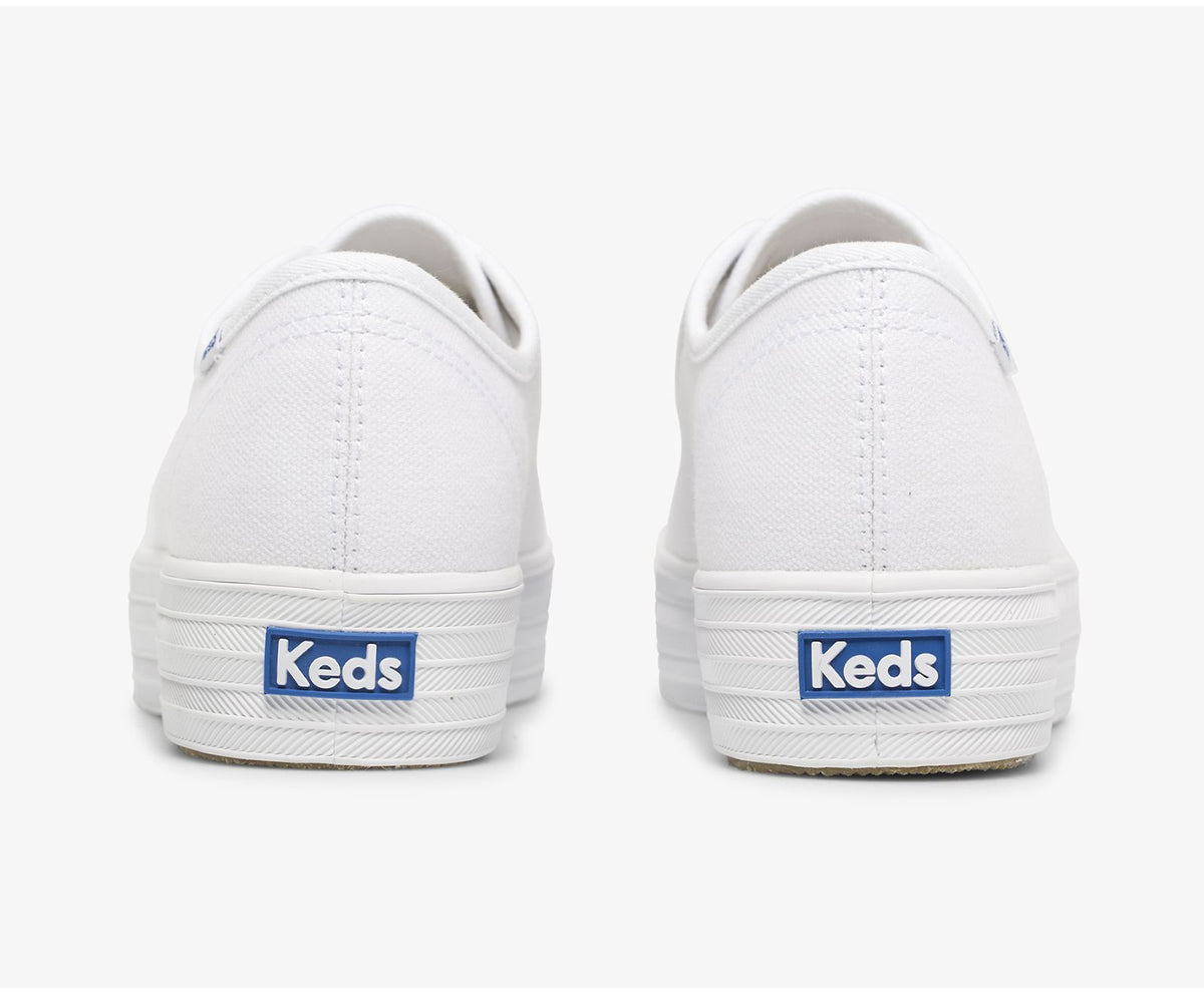 Women Triple Kick Feat. Organic Cotton White - Keds