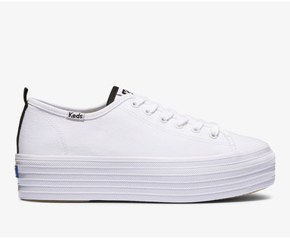 Women Triple Up Feat. Organic Cotton White - Keds