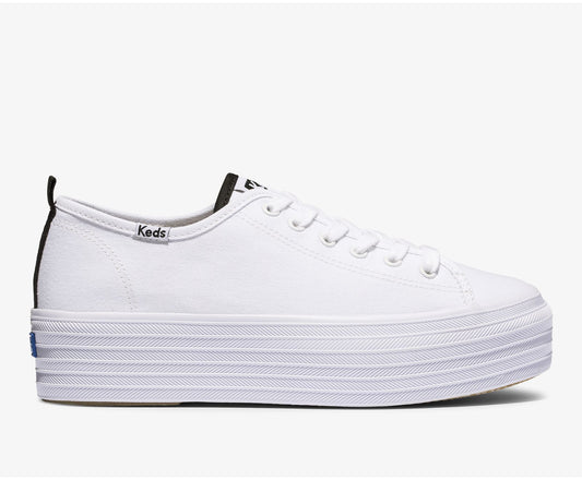 Women Triple Up Feat. Organic Cotton White - Keds