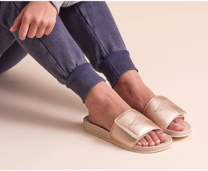Women Bliss V Sandal Champagne Metallic - Keds