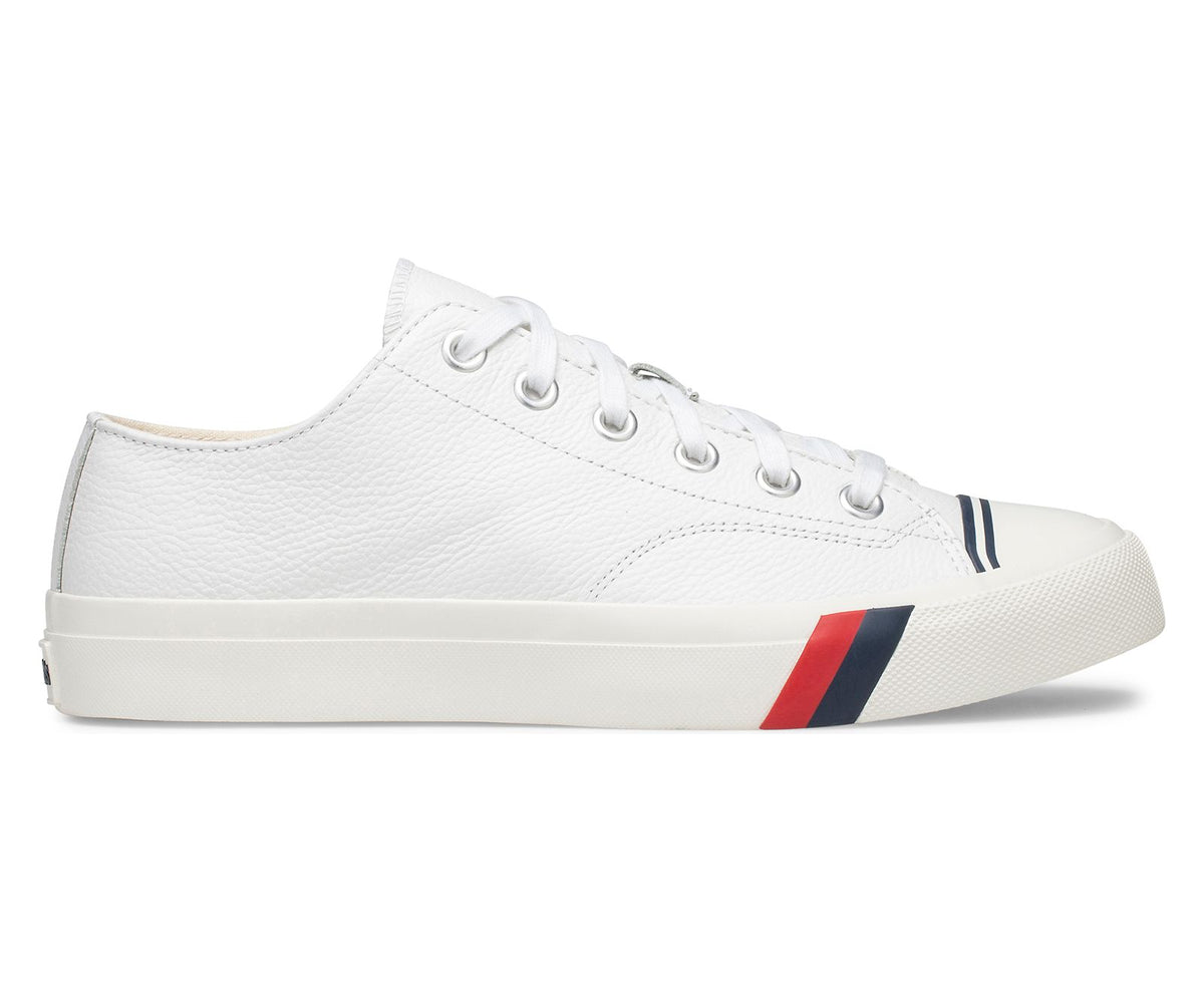 Women Unisex Royal Lo Classic Leather White - Keds