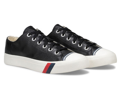 Women Unisex Royal Lo Classic Leather Black - Keds