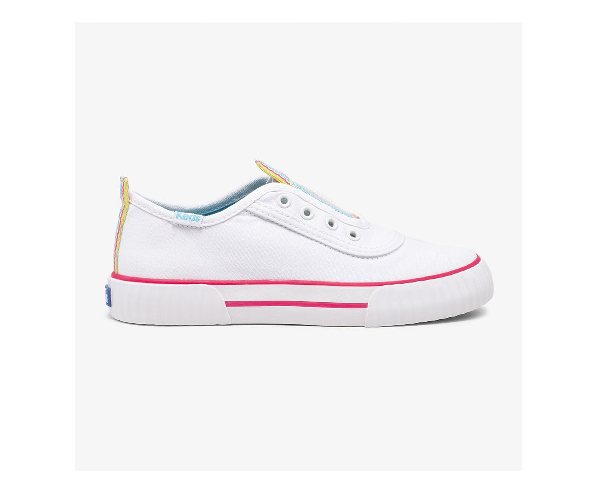 Girls Big Kid's Topkick Washable Slip-On White - Keds