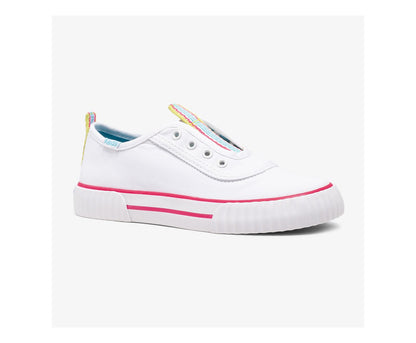 Girls Big Kid's Topkick Washable Slip-On White - Keds