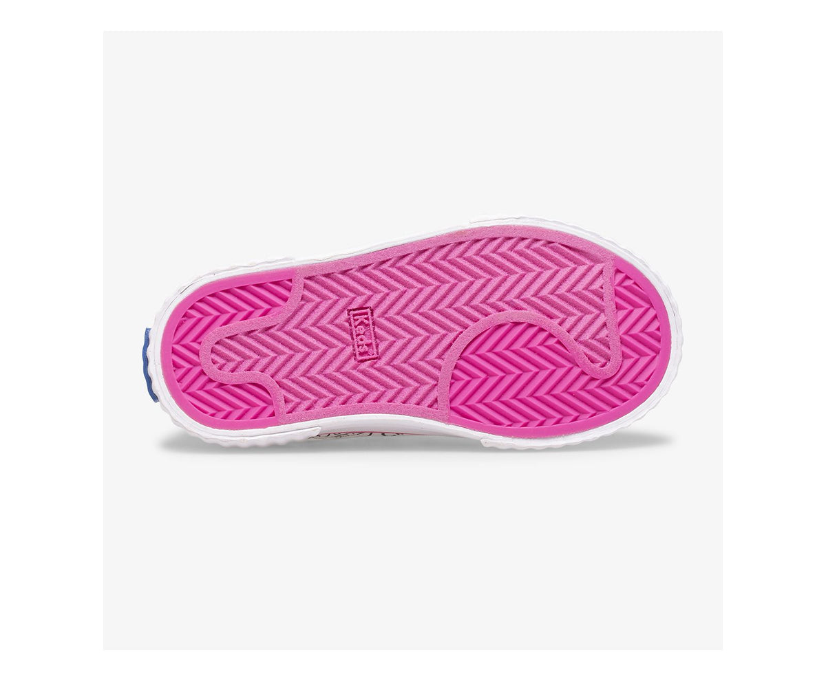 Girls|Boys Big Kid's Topkick Washable Slip On Jr White/Pink - Keds