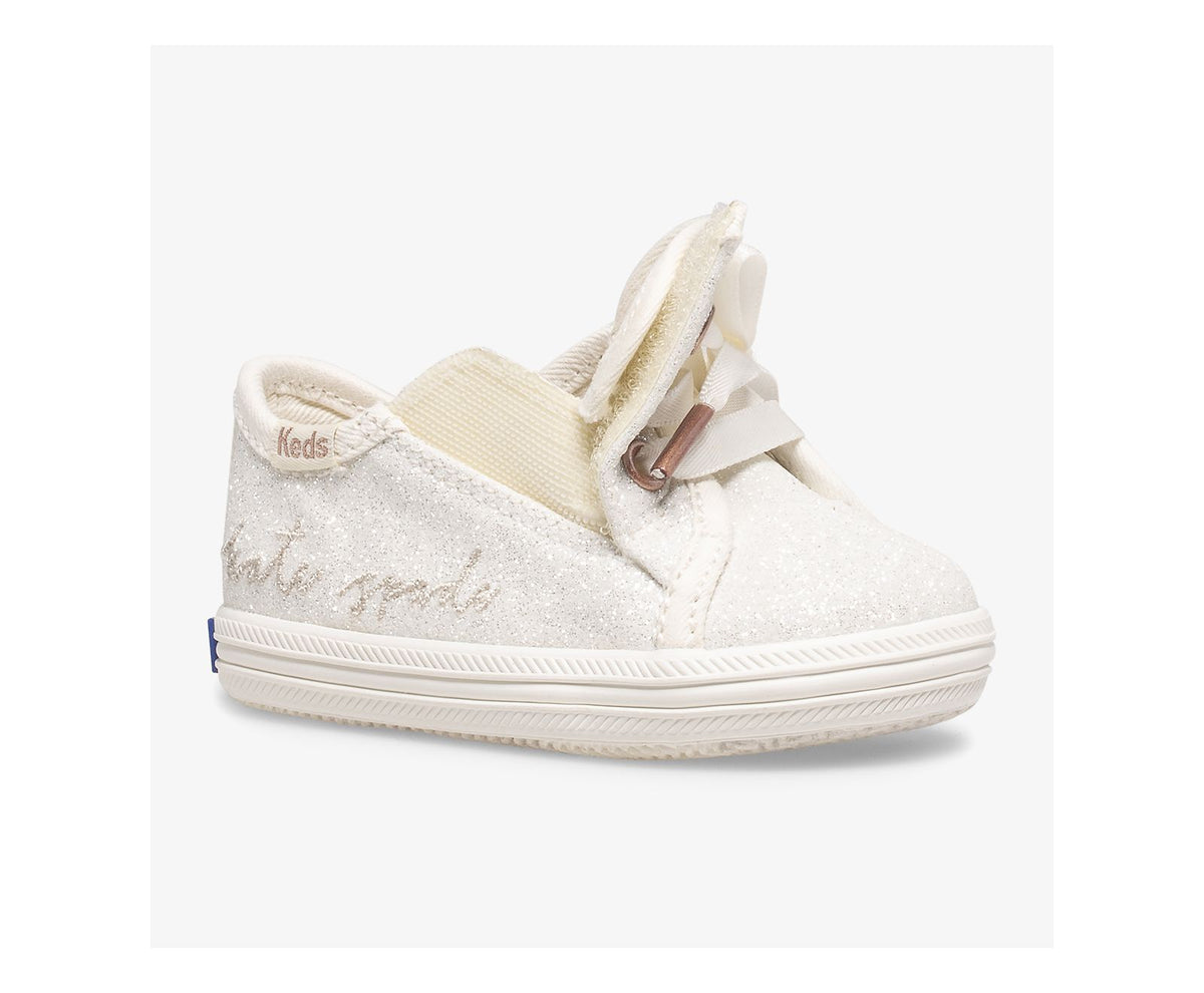 Girls Little Kid's Keds x ksny Kickstart Ivory Glitter Crib Ivory - Keds