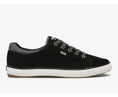 Women Center II Suede Black - Keds