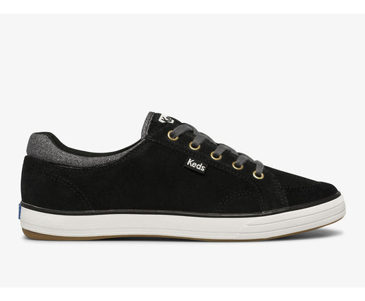 Women Center II Suede Black - Keds