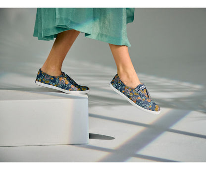 Women Chillax Washable Ripple Feat. Organic Cotton Twill Navy - Keds