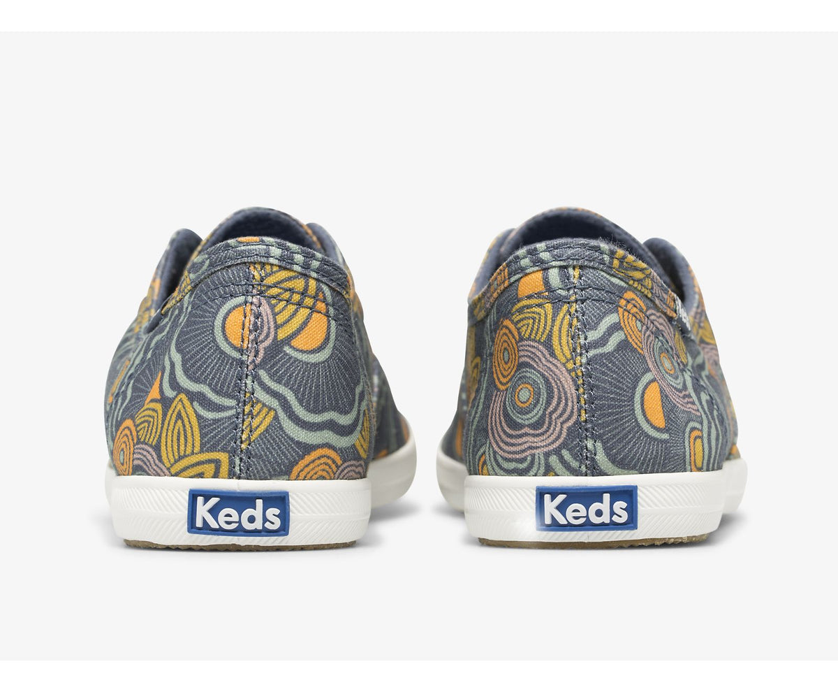 Women Chillax Washable Ripple Feat. Organic Cotton Twill Navy - Keds