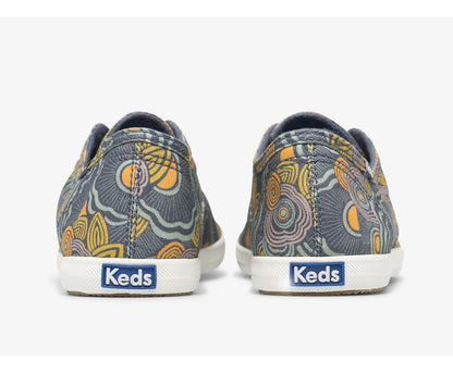 Women Chillax Washable Ripple Feat. Organic Cotton Twill Navy - Keds
