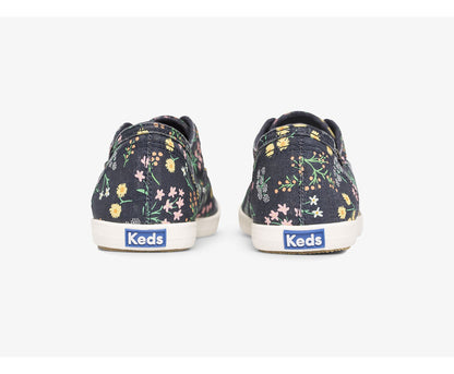 Women Keds x Rifle Paper Co. Chillax Petite Fleurs Printed Navy Multi - Keds
