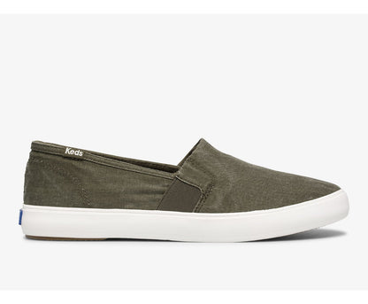 Women Clipper Solids Olive - Keds
