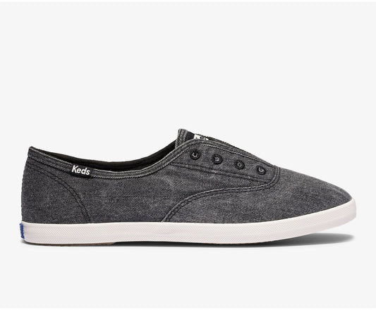 Women Chillax Washable Feat. Organic Cotton Charcoal - Keds