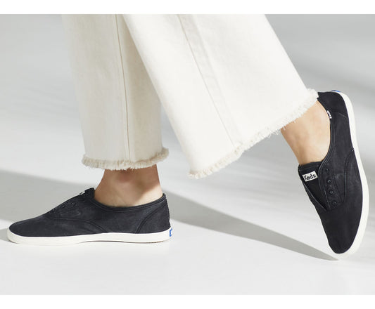 Women Chillax Washable Feat. Organic Cotton Charcoal - Keds