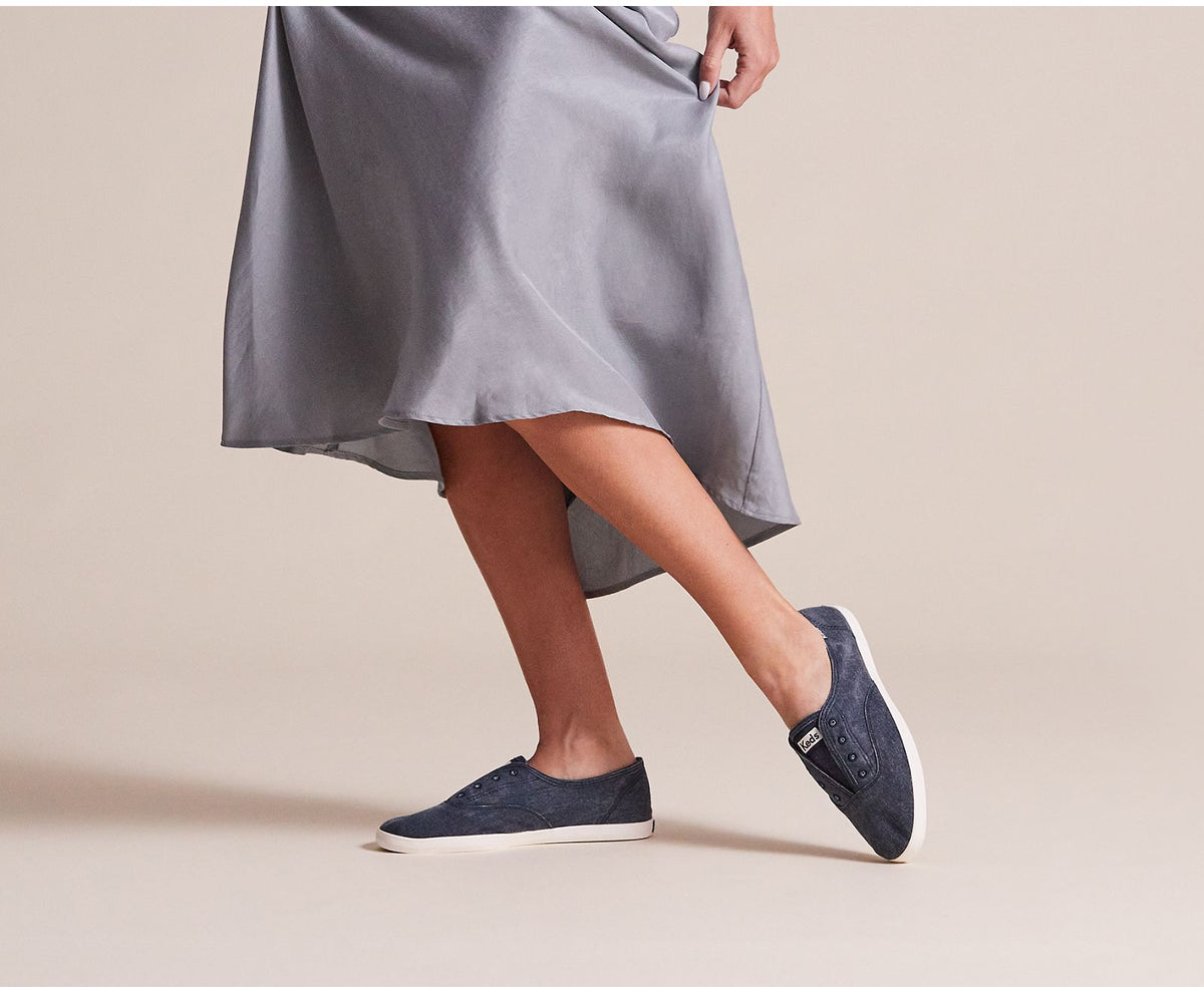 Women Chillax Washable Feat. Organic Cotton Navy - Keds