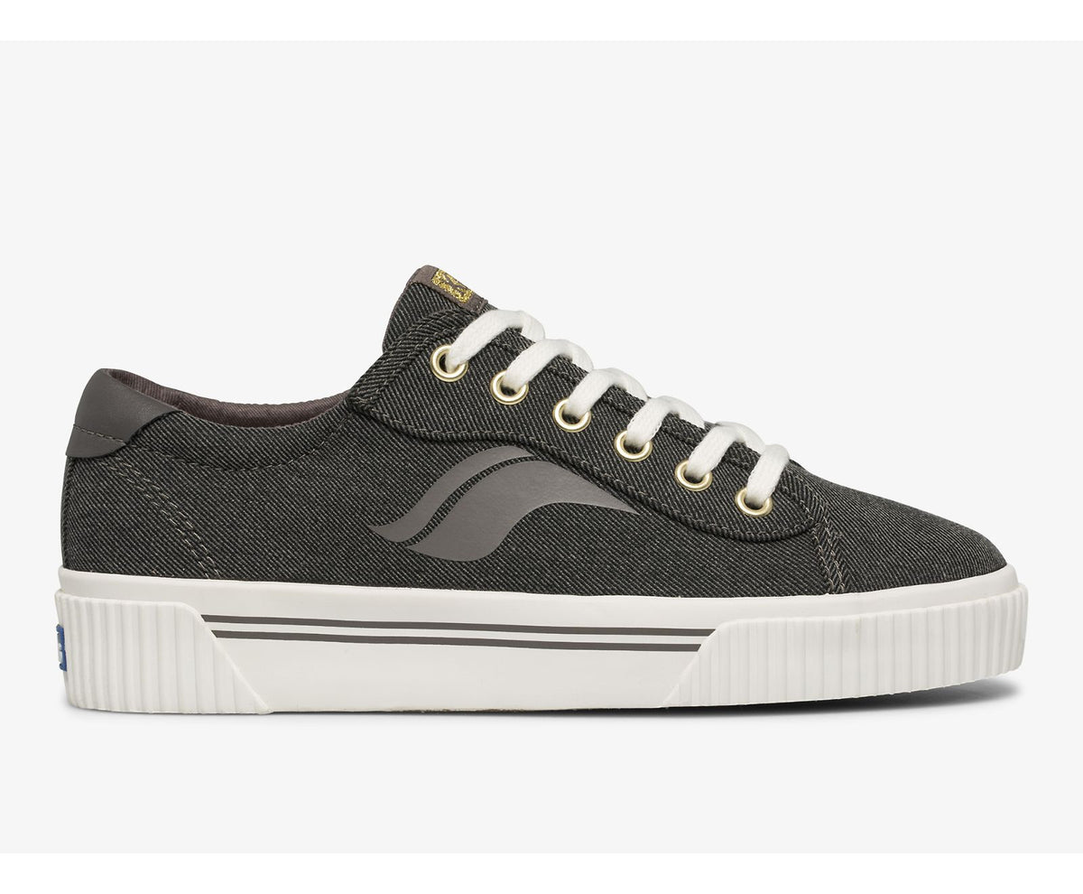 Women Crew Kick Alto Soft Twill Gray - Keds