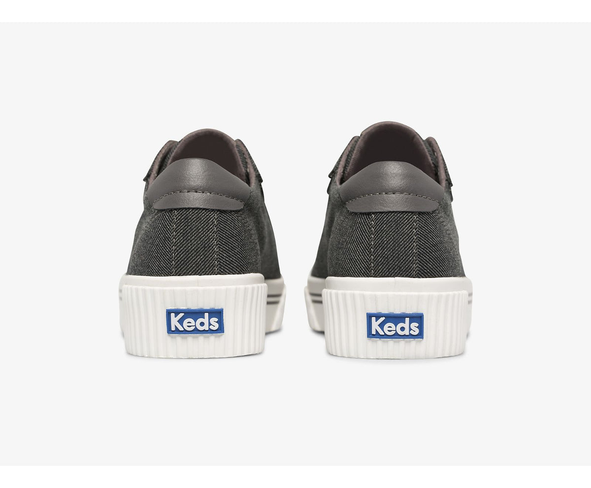 Women Crew Kick Alto Soft Twill Gray - Keds