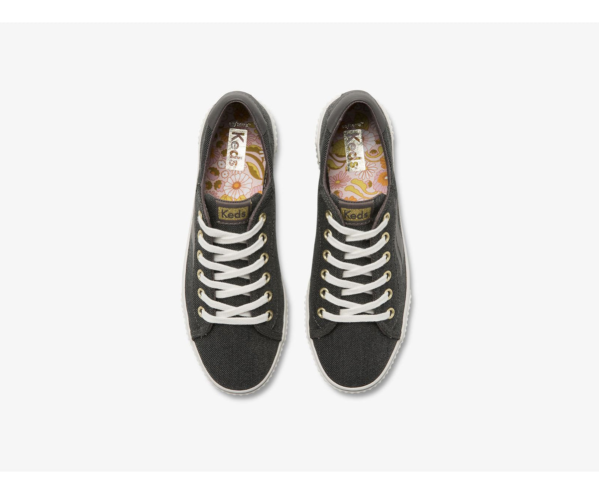 Women Crew Kick Alto Soft Twill Gray - Keds