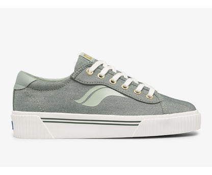 Women Crew Kick Alto Soft Twill Olive - Keds
