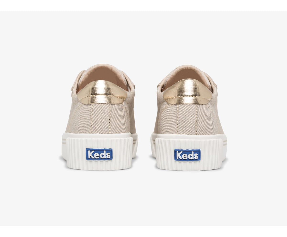 Women Crew Kick Alto Soft Twill Tan - Keds