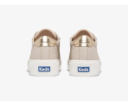 Women Crew Kick Alto Soft Twill Tan - Keds