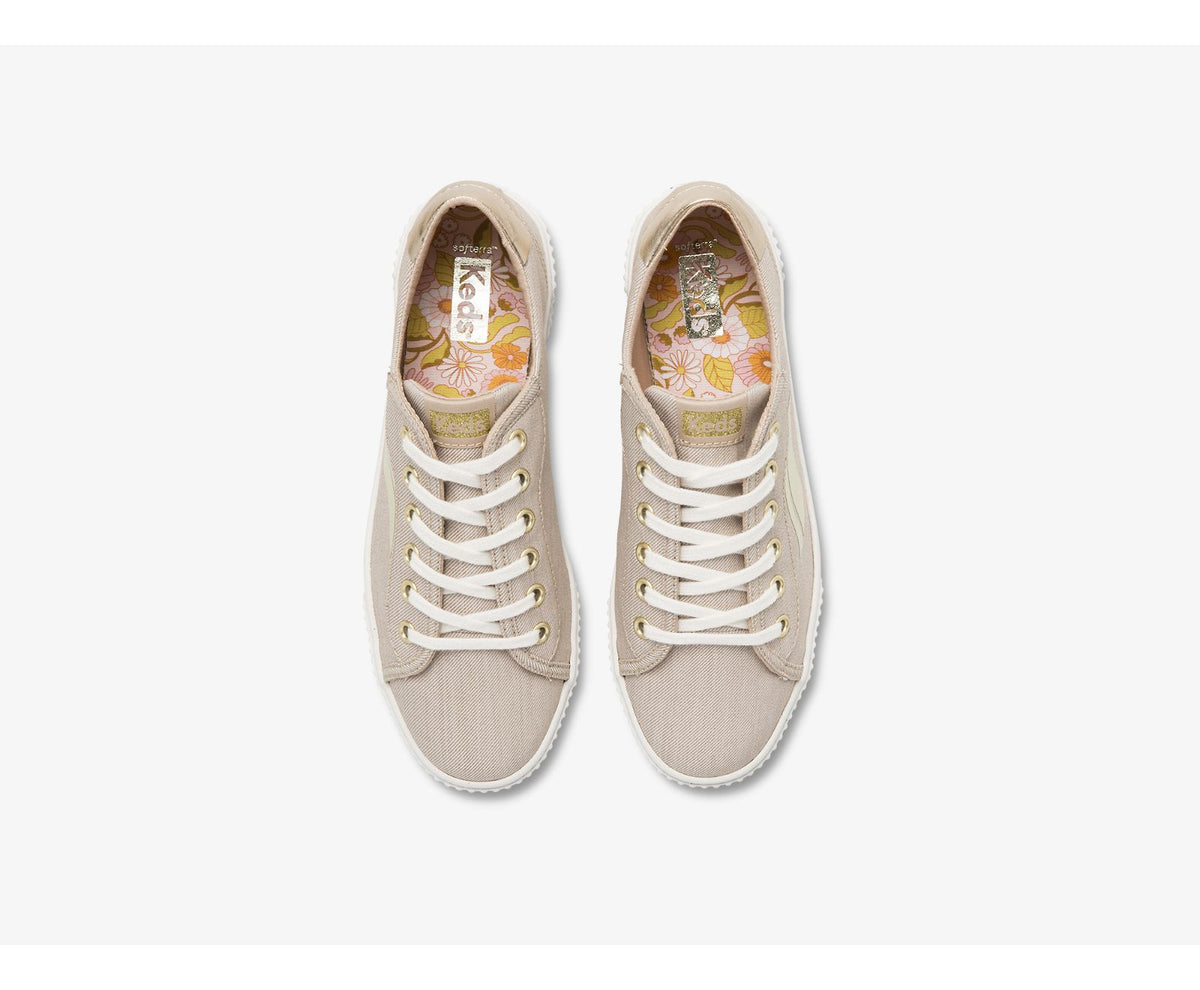 Women Crew Kick Alto Soft Twill Tan - Keds