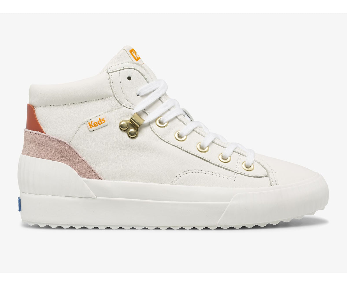 Women Demi Mid TRX Leather White - Keds