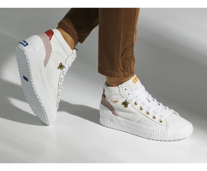 Women Demi Mid TRX Leather White - Keds
