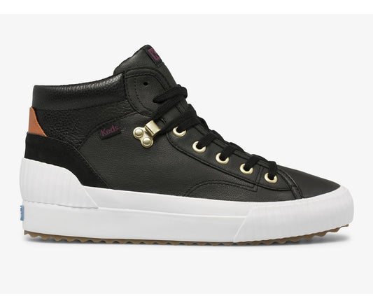 Women Demi Mid TRX Leather Black - Keds
