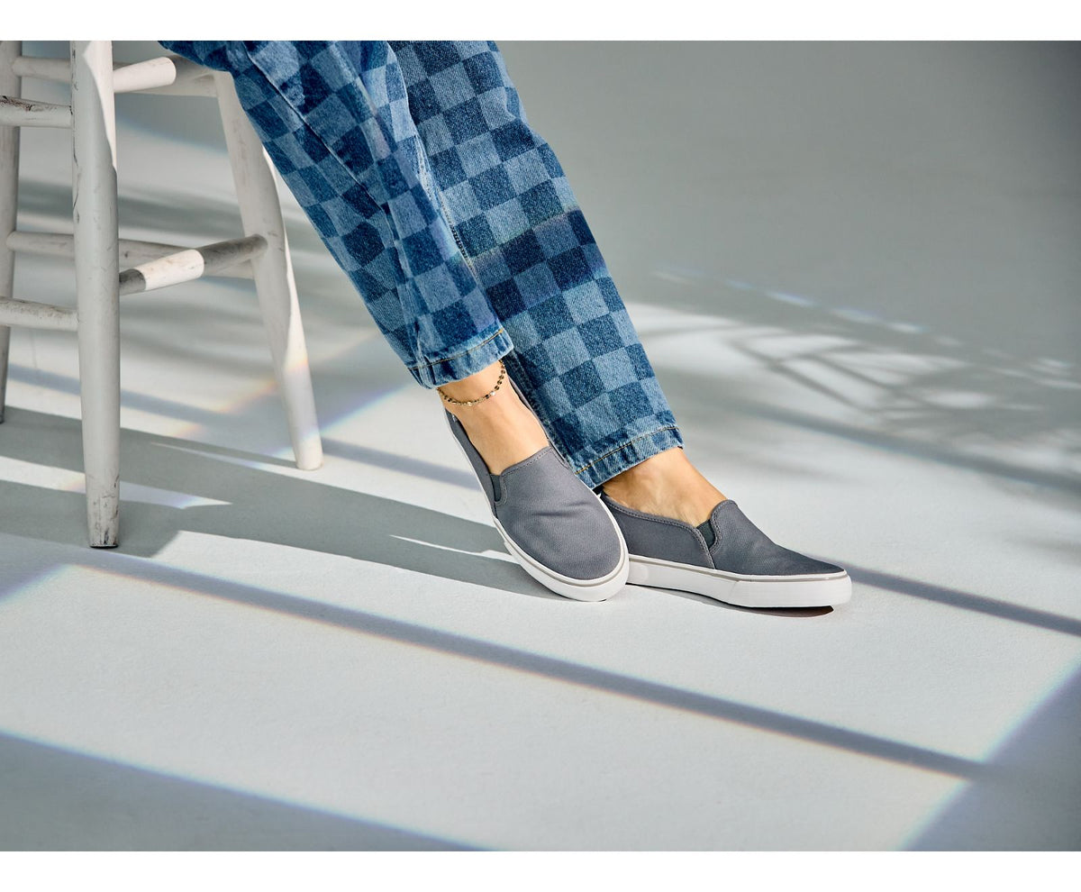 Women Double Decker Washable Canvas Gray - Keds