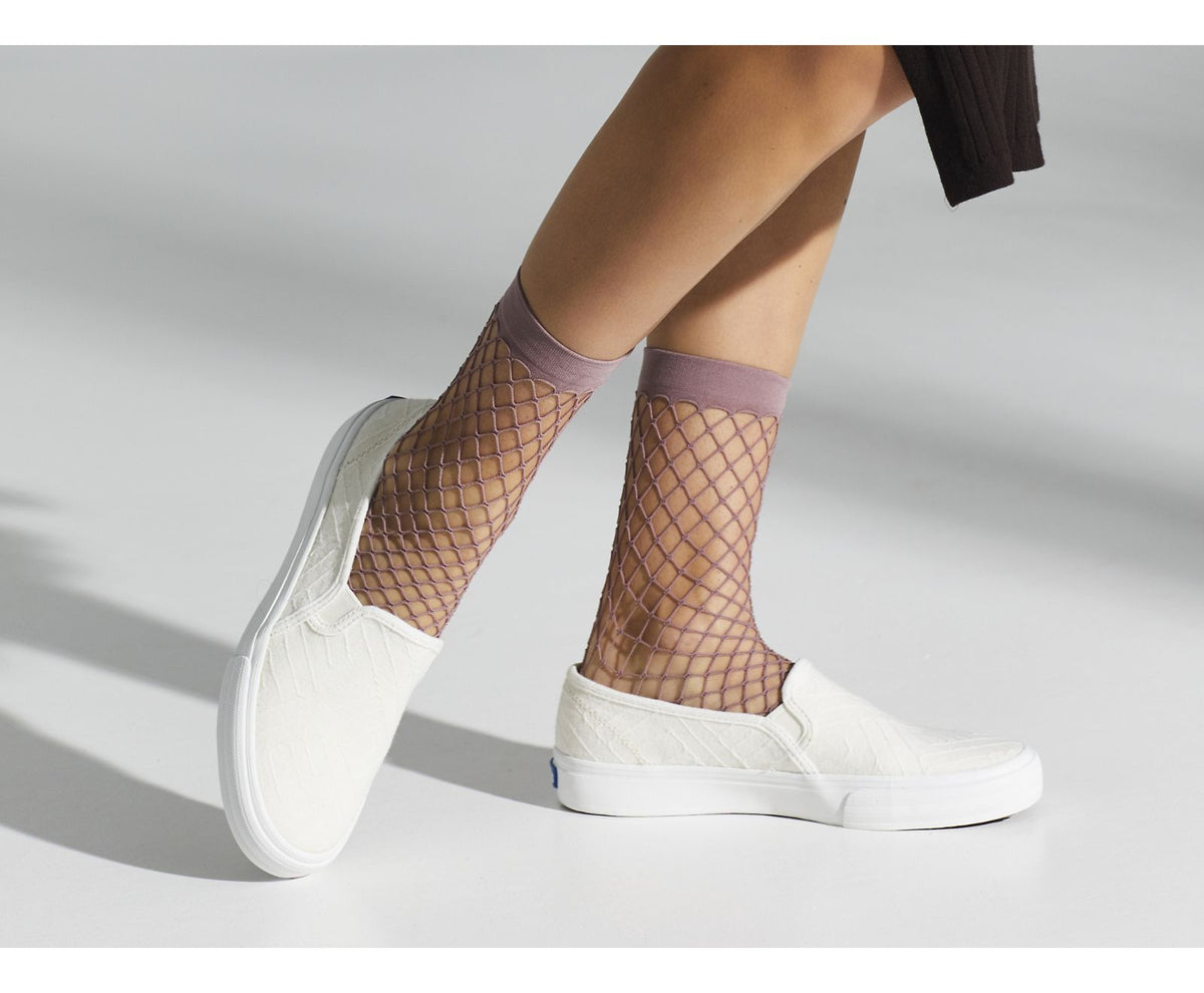 Women Double Decker Geo Jersey Cream - Keds