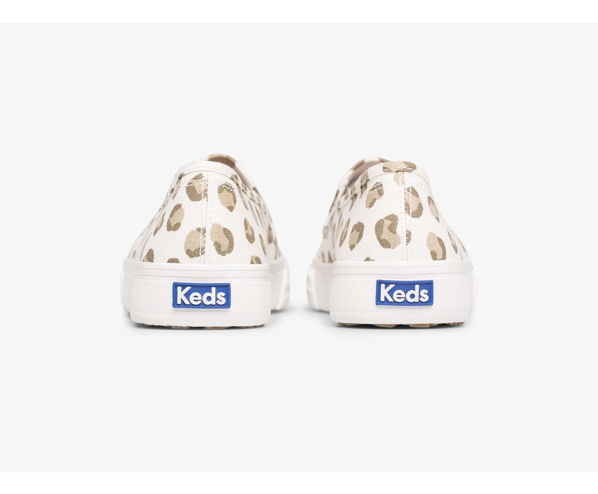 Women Double Decker Leopard Ivory - Keds
