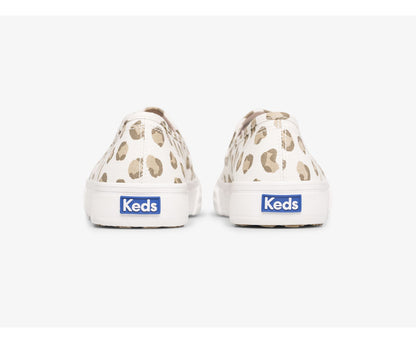 Women Double Decker Leopard Ivory - Keds