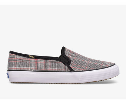 Women Double Decker Plaid Black Multi - Keds