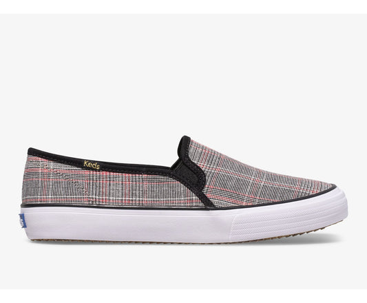 Women Double Decker Plaid Black Multi - Keds