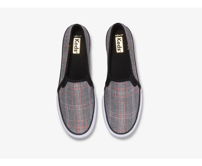 Women Double Decker Plaid Black Multi - Keds