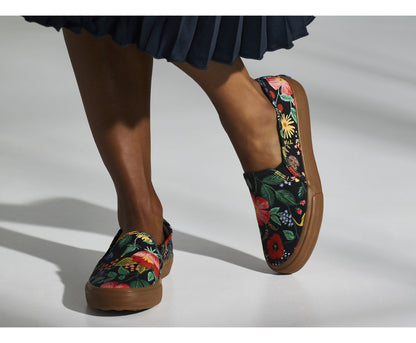 Women Keds x Rifle Paper Co. Double Decker Botanical Black Multi - Keds