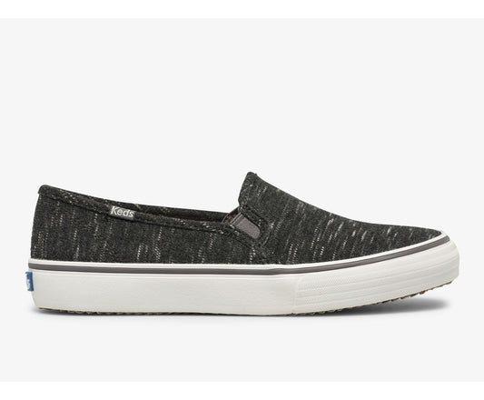 Women Double Decker Speckle Jersey Charcoal - Keds