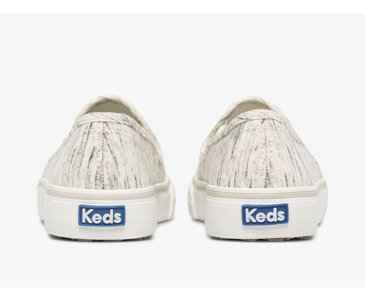 Women Double Decker Speckle Jersey Cream - Keds