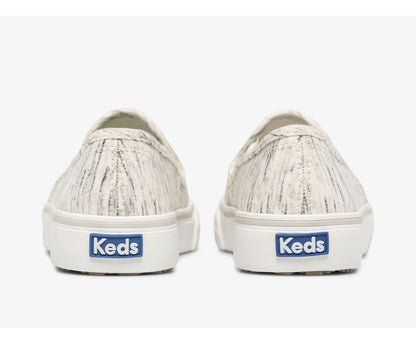Women Double Decker Speckle Jersey Cream - Keds