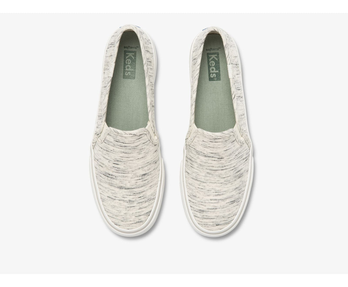 Women Double Decker Speckle Jersey Cream - Keds
