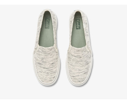 Women Double Decker Speckle Jersey Cream - Keds
